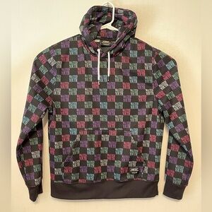 WESC "Waisted Youth"- Multicolor Graphic Hoodie, Mens L or Women’s XL